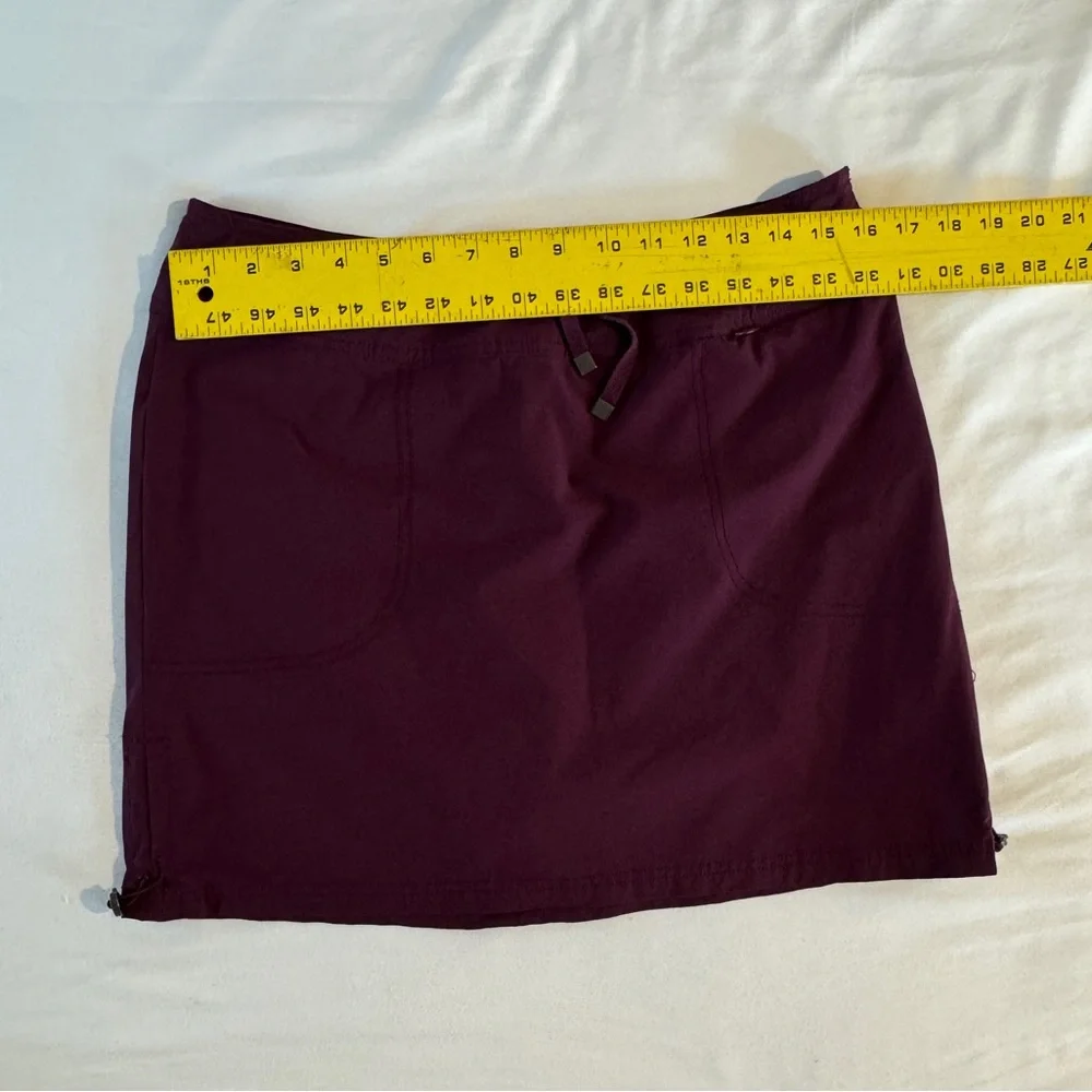 Green Tea Skort - Tennis - Burgundy - Large - Picture 6 of 8